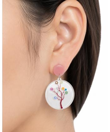 گوشواره زنانه قلم فلزي مدل earringplexi26