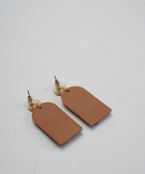 گوشواره زنانه قلم فلزی مدل earringpoli04