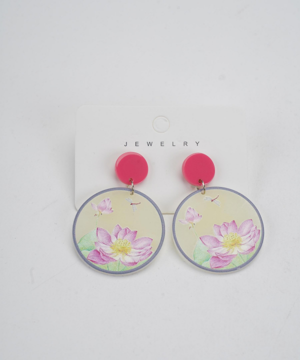 گوشواره زنانه قلم فلزی مدل earringplexi24