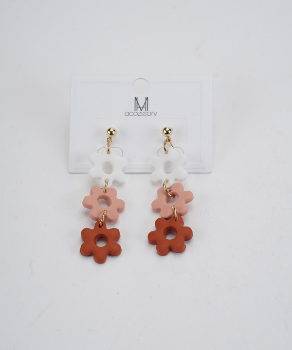 گوشواره زنانه قلم فلزی مدل earringpoli02