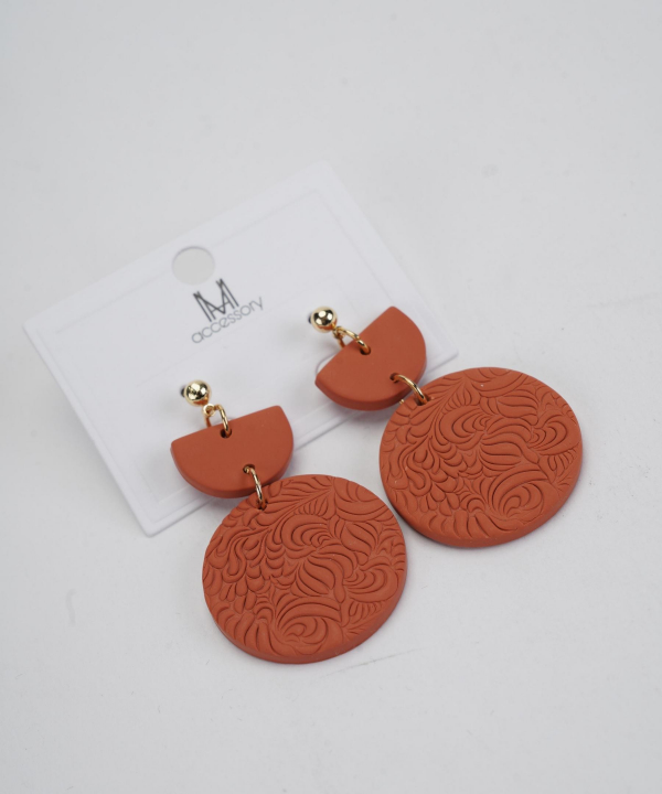 گوشواره زنانه قلم فلزی مدل earringpoli06