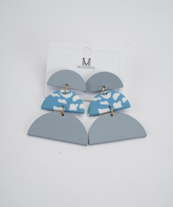 گوشواره زنانه قلم فلزی مدل earringpoli05