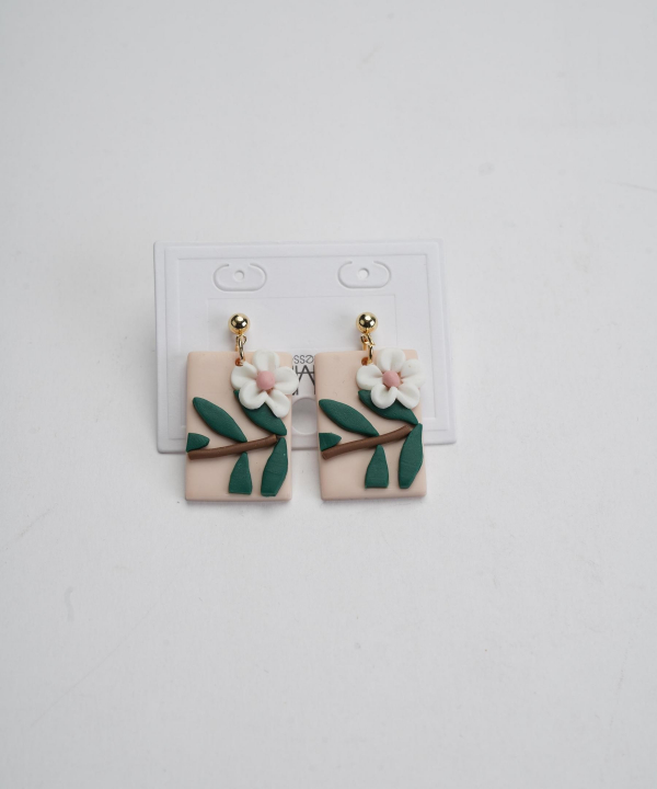 گوشواره زنانه قلم فلزی مدل earringpoli03