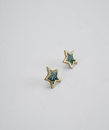 گوشواره زنانه قلم فلزي مدل earringfiroze01