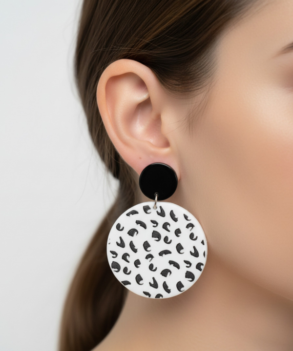 گوشواره زنانه قلم فلزی مدل earringplexi40