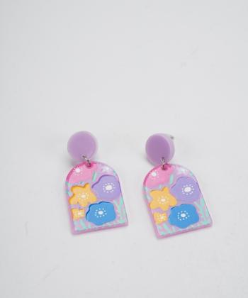گوشواره زنانه قلم فلزي مدل earringplexi34