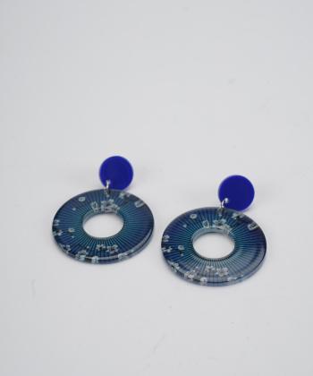 گوشواره زنانه قلم فلزي مدل earringplexi38