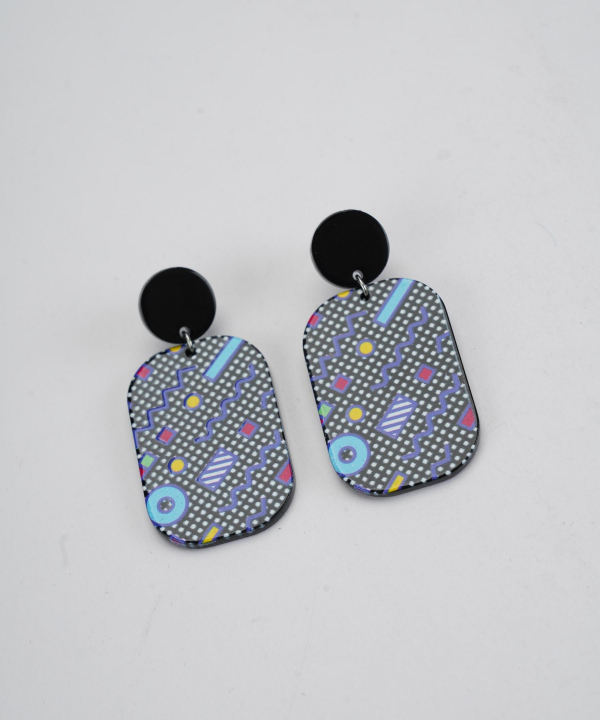 گوشواره زنانه قلم فلزی مدل earringplexi43