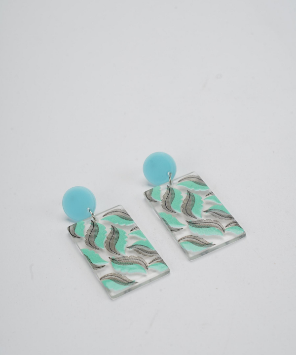 گوشواره زنانه قلم فلزی مدل earringplexi50