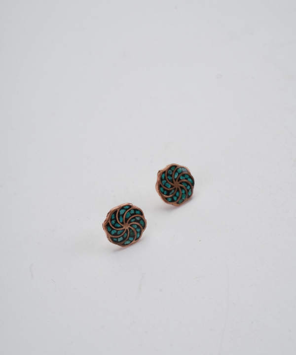 گوشواره زنانه قلم فلزی مدل earringfiroze02