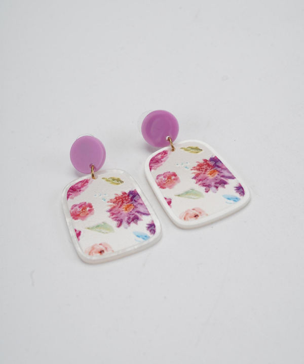 گوشواره زنانه قلم فلزی مدل earringplexi42