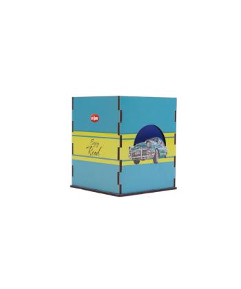 جامدادي چوبي كليپس مدل طرح دار