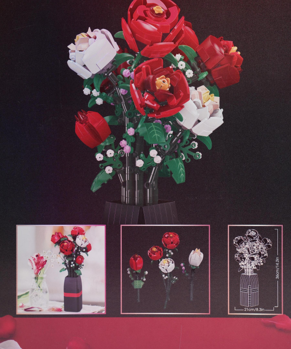 لگو دسته گل 818 تکه کیکو مدل JJ9010