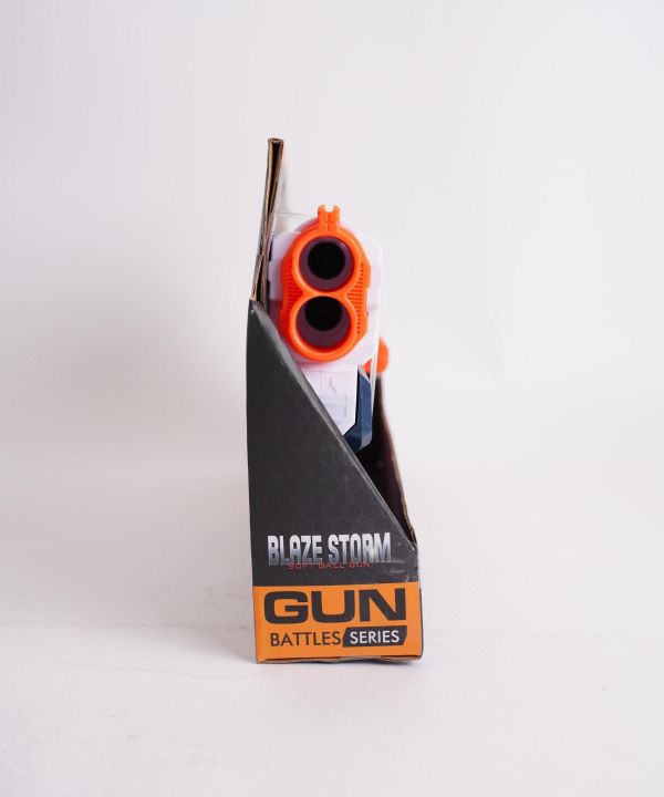 تفنگ تیر فومی blaze storm سبز و سفید کیکو مدل Z1158-1A