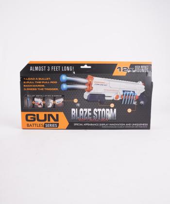 تفنگ تير فومي blaze storm سبز و سفيد كيكو مدل Z1158-1A