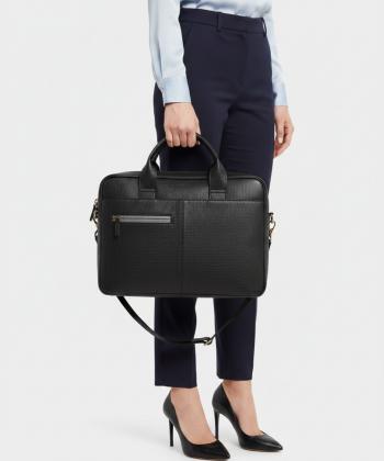 کیف اداری چرم طبیعی نوین چرم Novin Leather مدل آلبرو