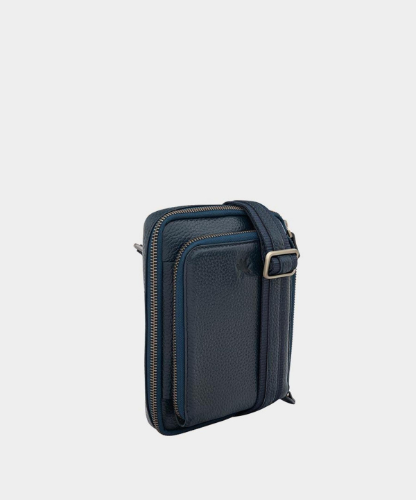 کیف کراس بادی چرم طبیعی نوین چرم Novin Leather مدل آتلی