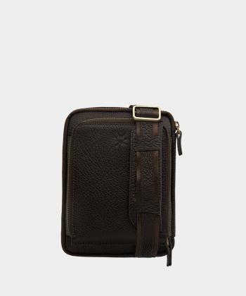 کیف کراس بادی چرم طبیعی نوین چرم Novin Leather مدل آتلی