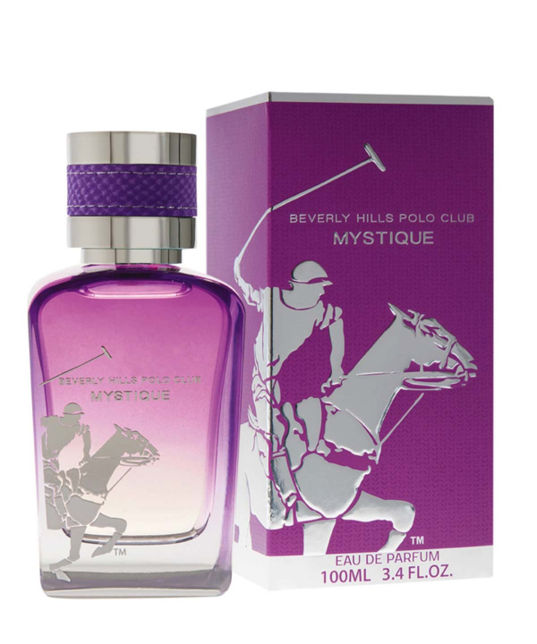 ادوپرفیوم زنانه بورلی هیلز پولو کلاب Beverly Hills Polo Club مدل Mystique حجم 100 میلی‌لیتر با هدیه