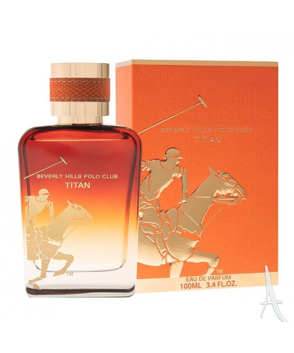 ادوپرفیوم مردانه بورلی هیلز پولو کلاب Beverly Hills Polo Club مدل Titan حجم 100 میلی‌لیتر با هدیه