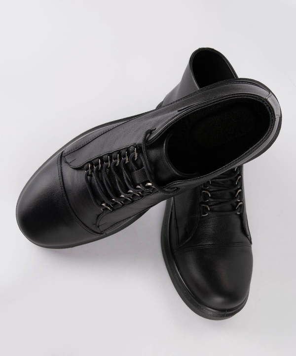 نیم بوت مردانه چرم دنیلی Daniellee  مدل Ariom Bootie MC Lace