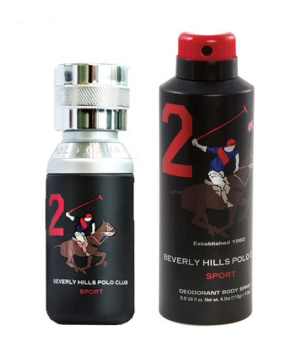 ادوتویلت مردانه بورلی هیلز پولو کلاب Beverly Hills Polo Club مدل Two حجم 100 میلی‌لیتر همراه با هدیه