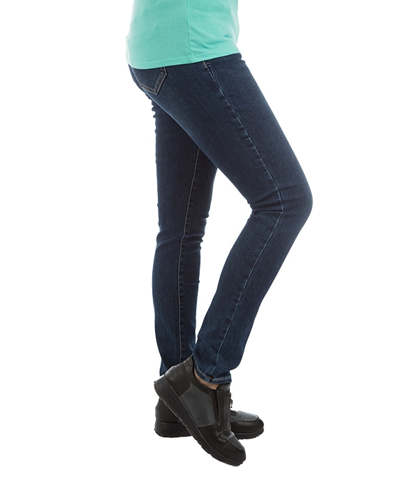 شلوار زنانه جین راسته آبی تیره جین وست Jeanswest
