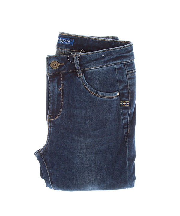 شلوار زنانه جین راسته آبی تیره جین وست Jeanswest