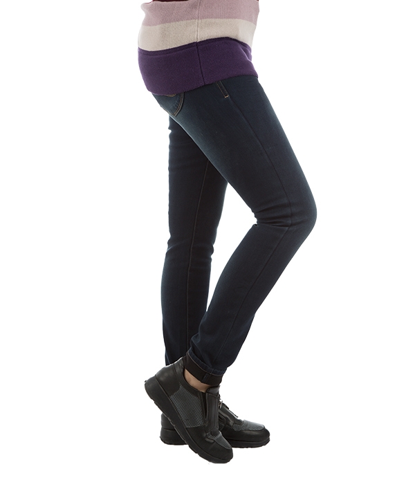 شلوار زنانه جین جذب سرمه ای جین وست Jeanswest