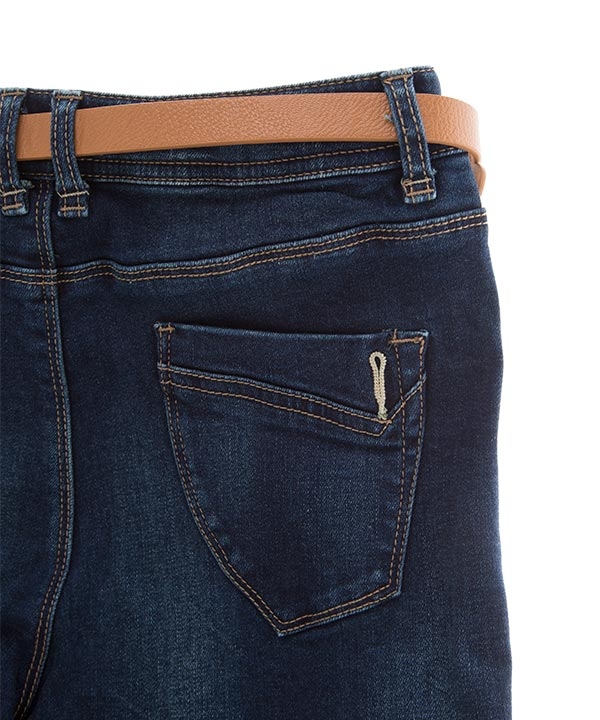 شلوار زنانه جین جذب سرمه ای جین وست Jeanswest