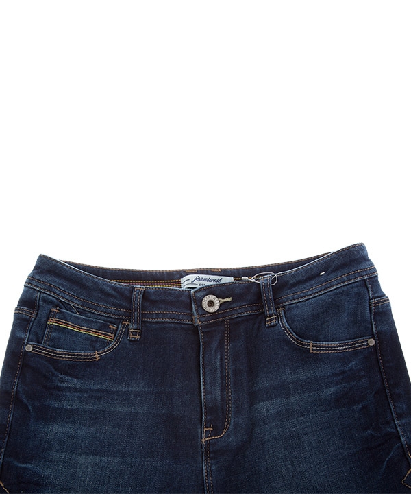 شلوار زنانه جین جذب سرمه ای جین وست Jeanswest