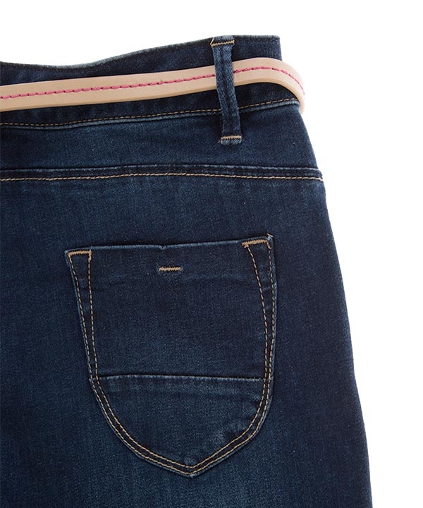 شلوار زنانه جین جذب آبی تیره جین وست Jeanswest