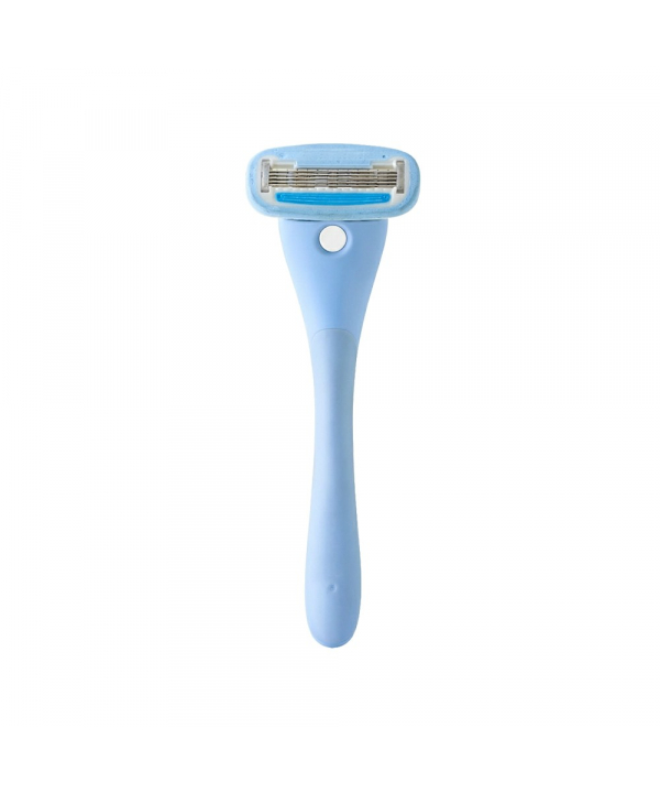 تیغ اصلاح سیستم 5 لبه زنانه Gloria5 دسته با 2 تیغ یدک و سیلیکون کیس