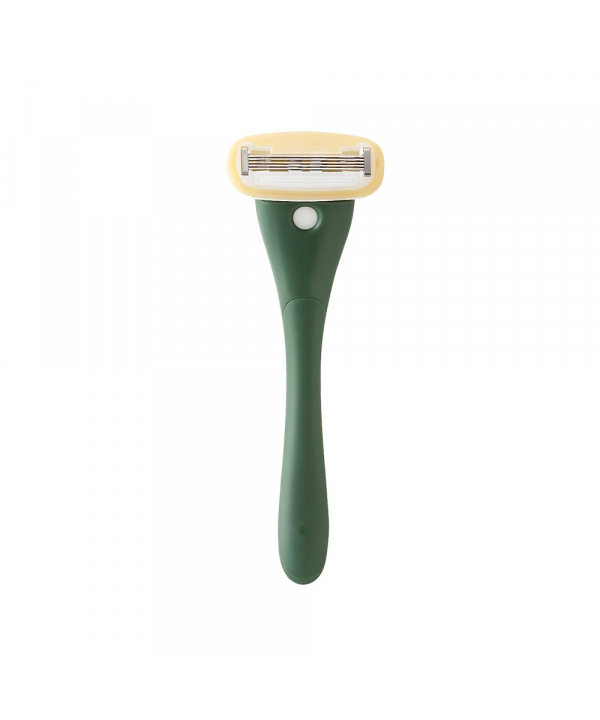 تیغ اصلاح سیستم 5 لبه زنانه Gloria5 دسته با 2 تیغ یدک و سیلیکون کیس