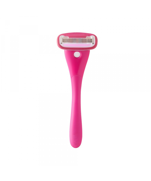 تیغ اصلاح سیستم 5 لبه زنانه Gloria5 دسته با 2 تیغ یدک و سیلیکون کیس