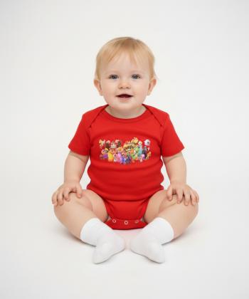 بادي نوزادي آستين كوتاه بچگانه نيل كوك مدل Mario1