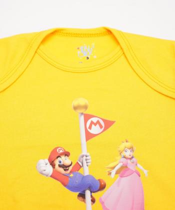 بادي نوزادي آستين كوتاه بچگانه نيل كوك مدل Mario5