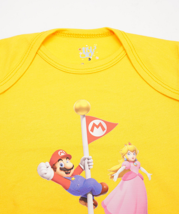 بادي نوزادي آستين كوتاه بچگانه نيل كوك مدل Mario5