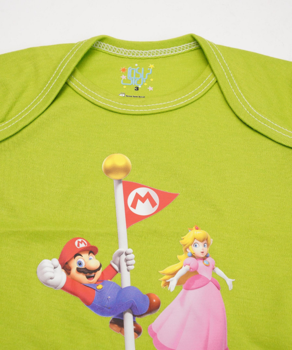 بادی نوزادی آستین کوتاه بچگانه نیل کوک مدل Mario5