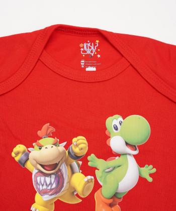 بادي نوزادي آستين كوتاه بچگانه نيل كوك مدل Mario2
