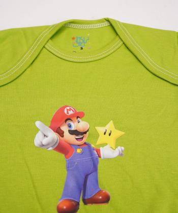 بادي نوزادي آستين كوتاه بچگانه نيل كوك مدل Mario7