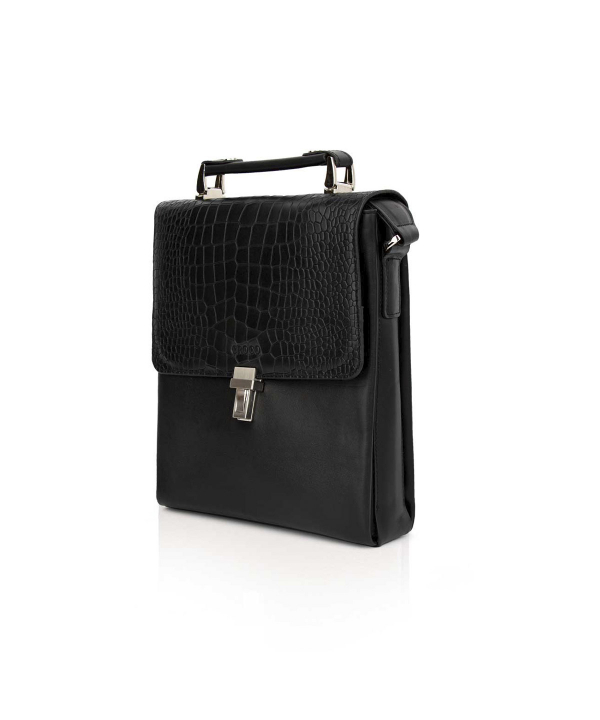 کیف دوشی مردانه چرم کروکو Croco Leather مدل راشین