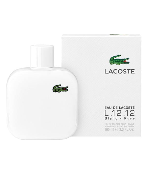 ادوتویلت مردانه لاگوست مدل L.12.12 Blance-pure حجم 100 میلی لیتر