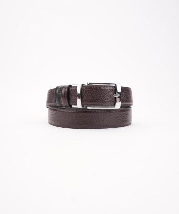 کمربند چرم طبیعی مردانه نوین چرم Novin Leather مدل BT0738