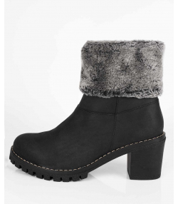 نیم بوت زنانه چرم طبیعی دنیلی Daniellee مدل Arta HC Boot