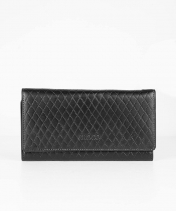 کیف پول زنانه چرم کروکو Croco Leather مدل آیلین