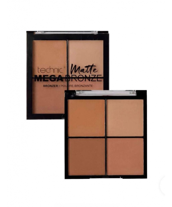 پالت كانتور و برنزر 4 رنگ تكنيك مدل Mega Matte Bronze and Contour