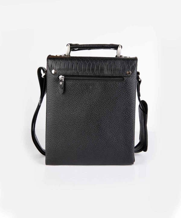 کیف دوشی مردانه چرم کروکو Croco Leather مدل راشین
