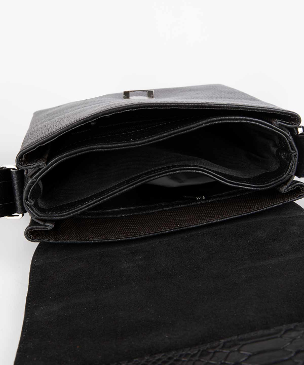 کیف دوشی مردانه چرم کروکو Croco Leather مدل راشین