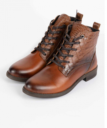 نیم بوت چرم زنانه شهر چرم Leather City مدل KA14
